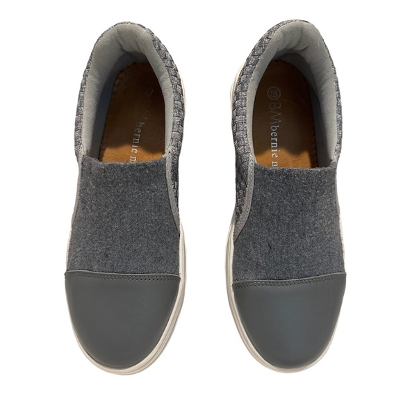 Bernie Mev Fabric and Leather Gray Slip-on Sneaker Sz 39/8-8.5 US - Picture 2 of 8